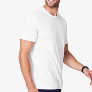 FIGS Men's Pima cotton underscrub short sleeve tee white size medium D